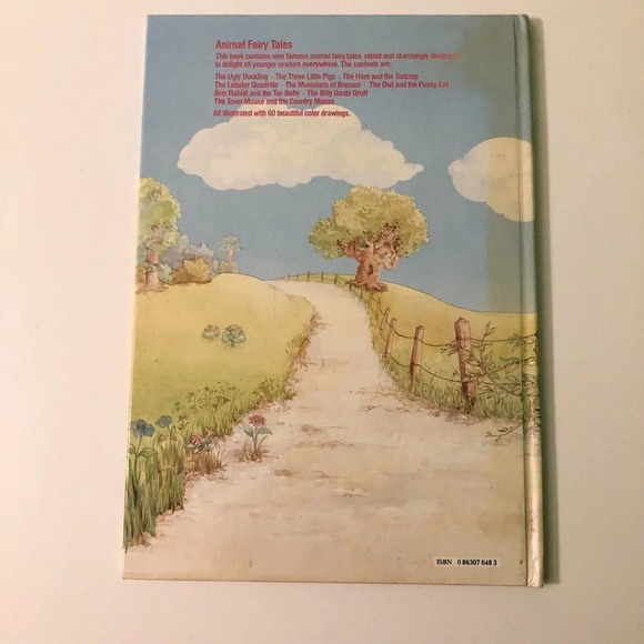 Vintage 1987 Animal Fairy Tales Claire Mumford Cavendish Childrens Stories - Picture 2 of 14